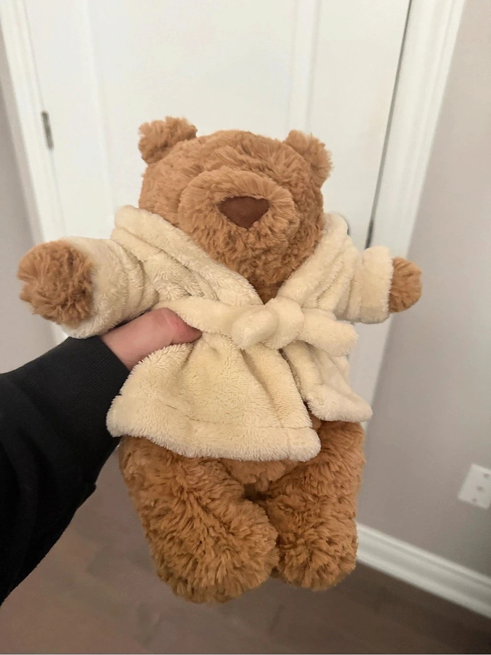 Jellycat Bartholomew Bear Bathrobe Plush Brown & Cream